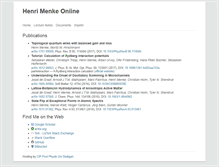 Tablet Screenshot of henrimenke.com